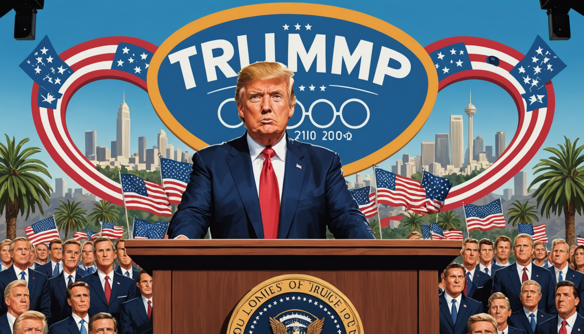 Trump annonce un décret pour superviser l’organisation des Jeux Olympiques de Los Angeles 2028