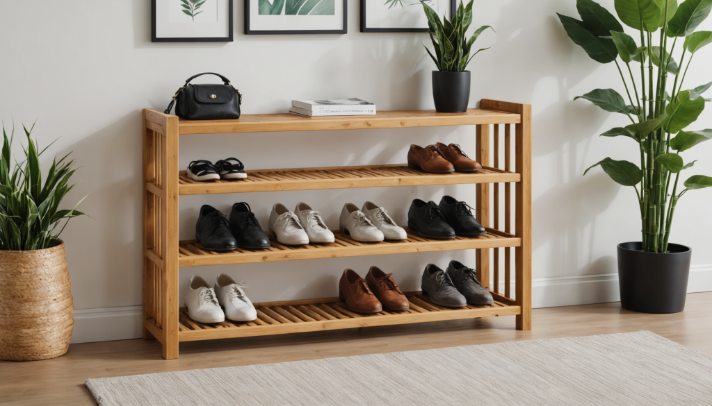 Un must-have : l'étagère à chaussures en bambou à 12€ vient de débarquer chez Action et pourrait s'écouler très vite !