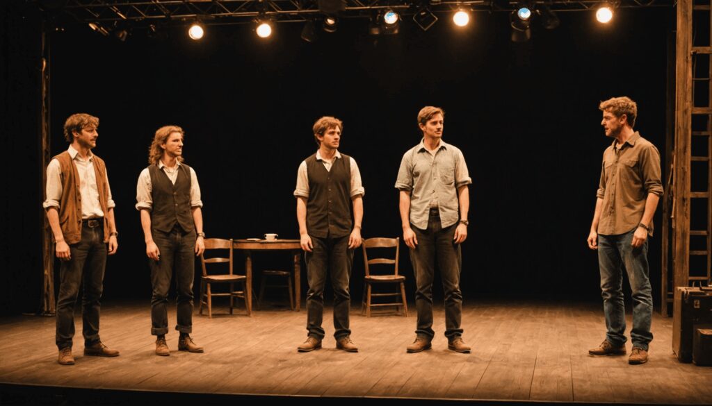 un groupe de théâtre de rétablissement montre son soutien à travers des performances inspirées du cinéma